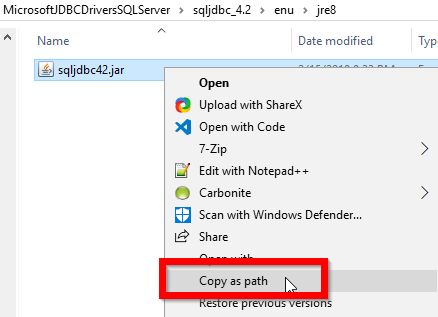 Windows "Copy as Path" Context Menu Option