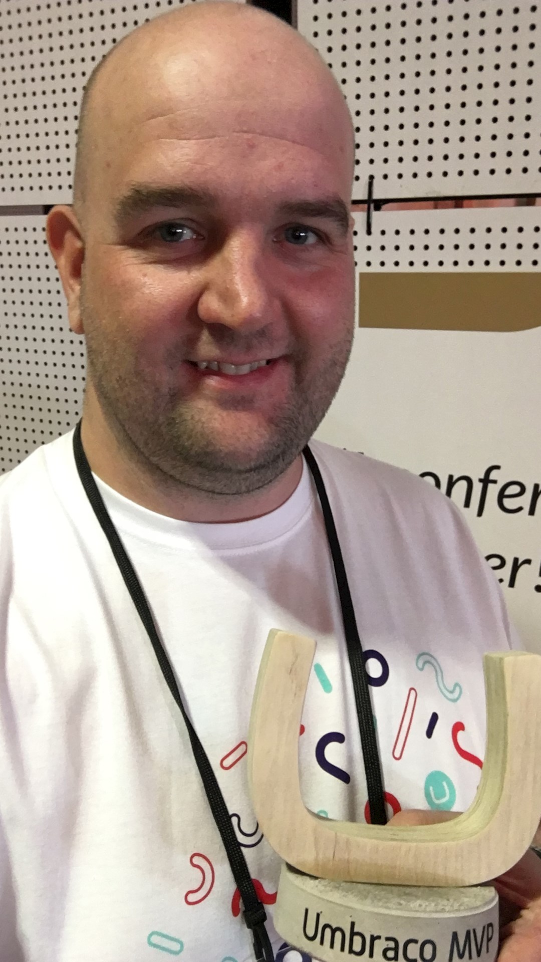 Me with my new award